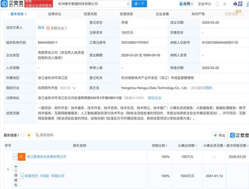 阿里巴巴成立兩家數據科技新公司 聚焦數據處理服務升級